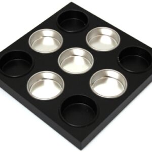 Värmeljus fyrkant - trä